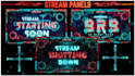 design a custom twitch stream overlay pack in any style