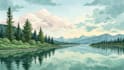 draw watercolor illustration art