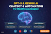 integrate ai chatbot automation in wordpress or shopify