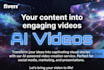 convert any script, PDF, or document into a stunning ai generated video