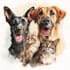 make pet portrait, dog portrait, cat portrait