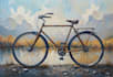 paint your cycle oil painting style