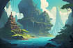 paint an environmental concept art