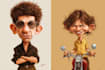 draw amazing cartoon caricature