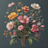 design elegant botanical illustrations for flowers