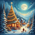 draw festive holiday christmas design illustration