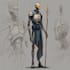 do a character concept art