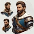 create a fantasy game character art