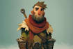 do a 2d character design and concept art for your game