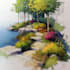 make watercolor landscape design