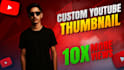 design eye catching custom youtube thumbnails that boost CTR and get 10x