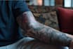 create a beautiful traditional tattoo desing