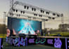 build 3d outdoor event stage, stage backdrop, vectorwork ,cgi concert production