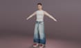 create stylized low poly 3d character in blender