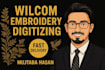 do professional wilcom embroidery with fast delivery