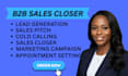 be your expert b2b sales closer and appointment setter