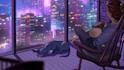 create lofi loop animation video  for you