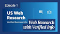 provide US based business research, data entry