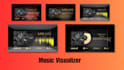 create modarn audio visualizer or spectrum