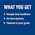 write google ads headlines and descriptions