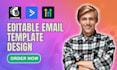 design editable mailchimp email template activecamapign gohilevel newsletter ghl