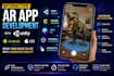 develop interactive augmented reality ar app in unity for android and ios