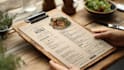 do modern restaurant menu design