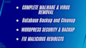 do wordpress malware removal, clean malware, fix and secure your website