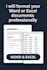format your PDF, word or excel document professionally and fast