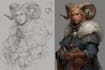 illustrate your d and d character portrait