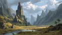 design a conceptual fantasy landscape