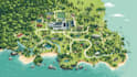 create vector map illustration for your business