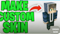 design minecraft skin builder spawn map for java and bedrock pvp youtube video