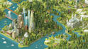 draw isometric projection illustration infographics and map