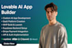 create lovable ai apps, lovable saas and mvp with supabase, stripe integration