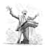 create a political cartoon art
