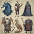 draw a fantasy character ilustration