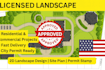 provide licensed landscape architect 2d site plans engineering for USA permit