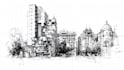 draw architecture and urban design sketches