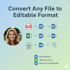convert PDF to word or word to PDF