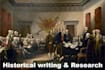 write historical stories or research articles