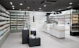 redesign 3d pharmacy store, interior render, shelving layout, retail store, vray