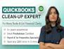 bookkeeper, accountant for clean up in quickbooks online