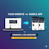 convert website to android and ios mobile app webview