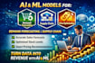 build ml models for demand forecasting, supply chain, and price optimization