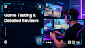 test and review your game on steam or any platform