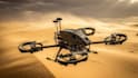 create 3d drone model, 3d drone animation, 3d industrial quadcopters animation