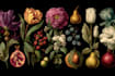 make a fabulous botanical fruit plants illustration