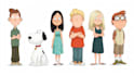 draw cartoon character design