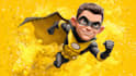 design premium superhero caricature character